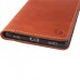 Huawei Ascend P8 Lite - First Grade Genuine Leather Flip Wallet Protecive Phone Cover Case - Brown